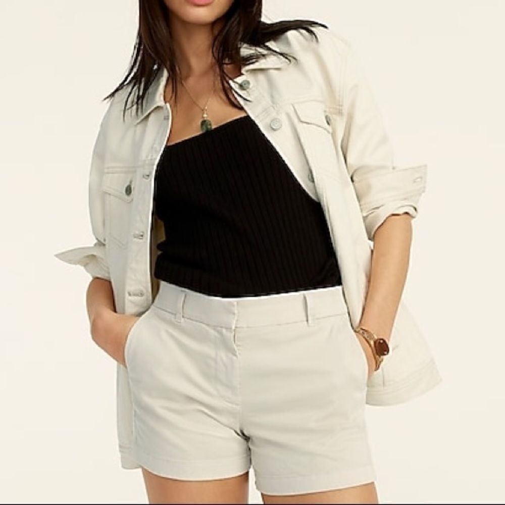J.Crew Classic 4" Stretch Chino Shorts